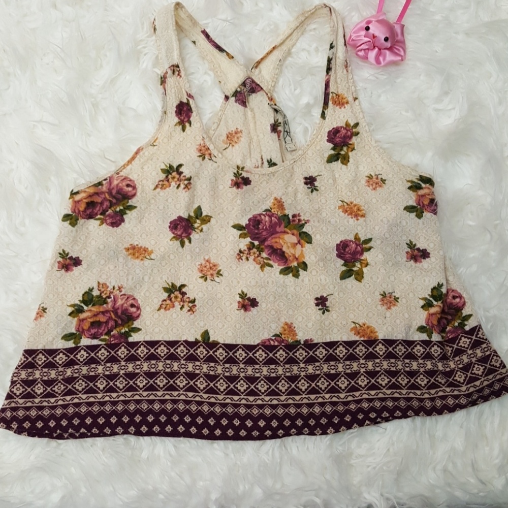 Floral print tank